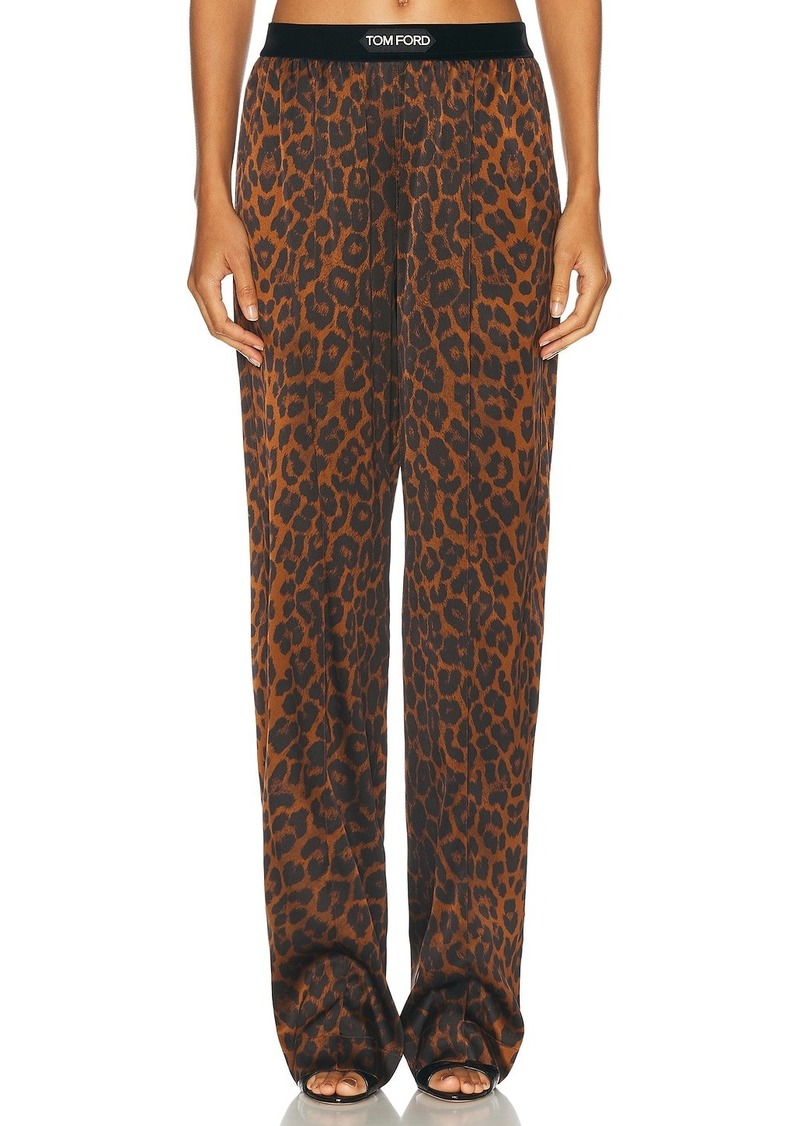 TOM FORD Reflected Leopard PJ Pant