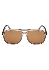 TOM FORD Rosco 58mm Navigator Sunglasses