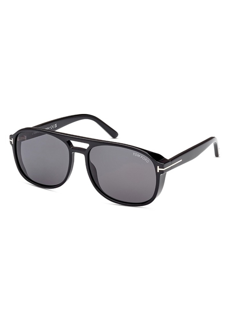 Tom Ford Rosco Navigator Sunglasses, 58mm