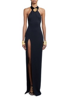 TOM FORD Sable Evening Halter Gown