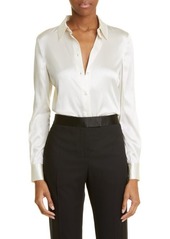 TOM FORD Satin Button-Up Shirt