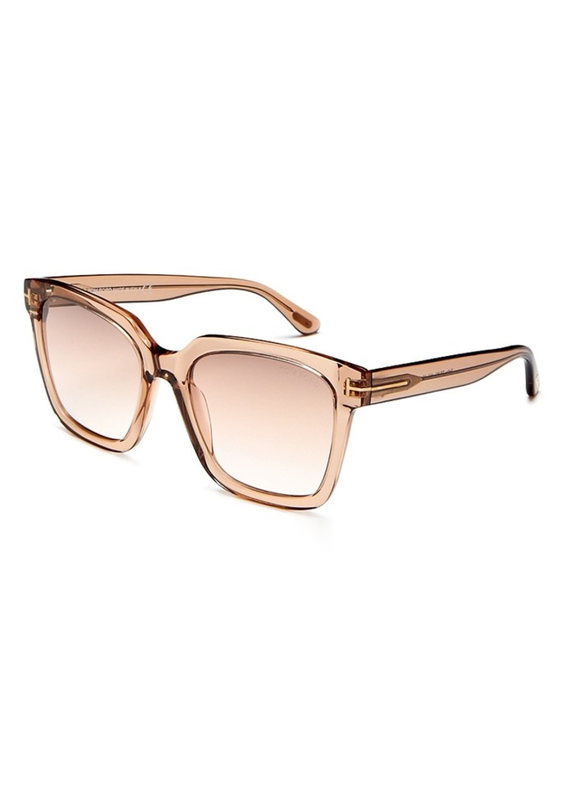 Tom Ford Selby Square Sunglasses, 54mm