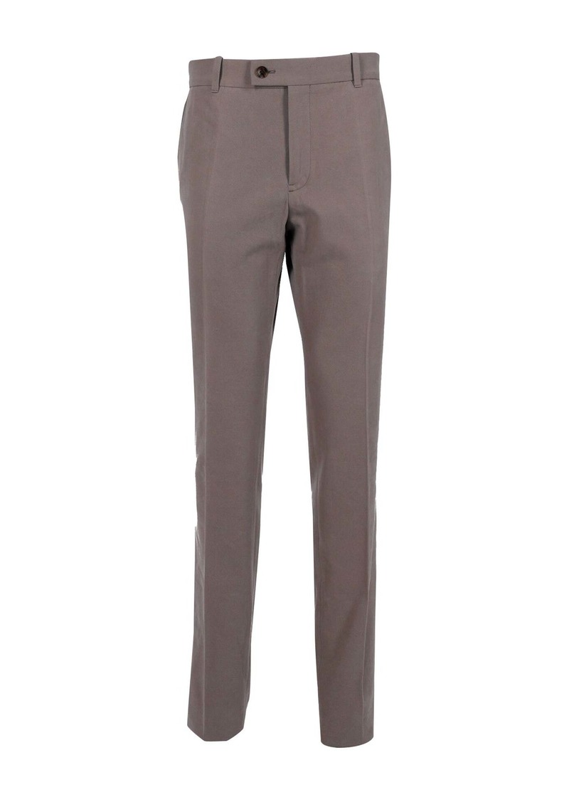 Tom Ford Slim-Fit Trousers in Beige Cotton