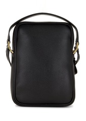 TOM FORD Soft Grain Leather Smooth Calf Leather Small Double Zip Messenger