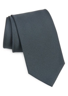 TOM FORD Solid Diagonal Weave Mulberry Silk Tie