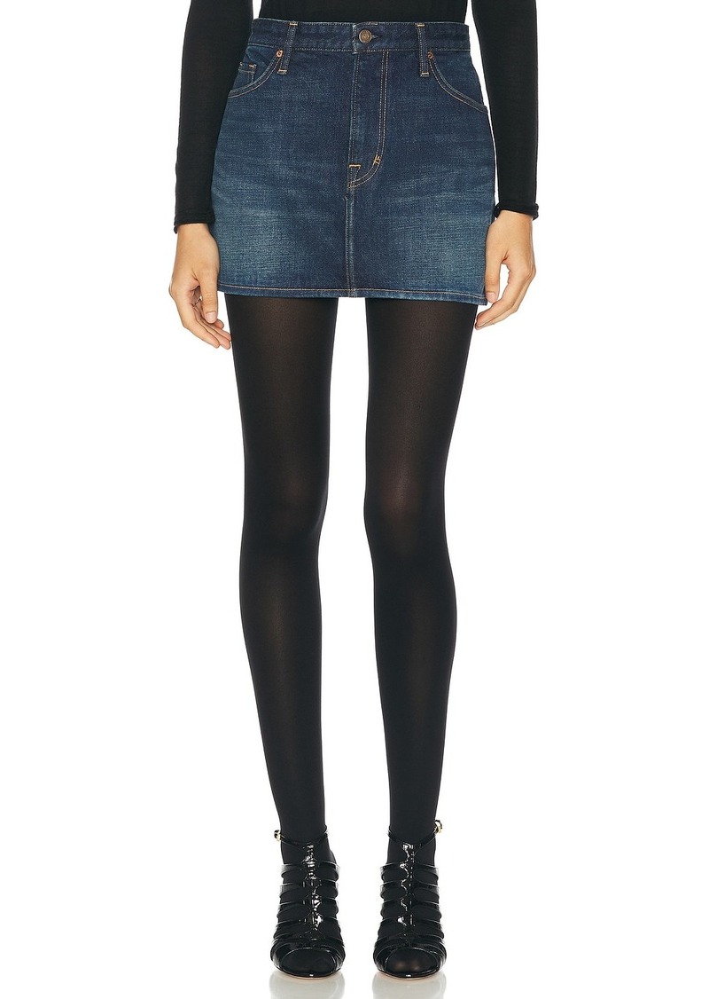 TOM FORD Stone Washed Denim Mini Skirt