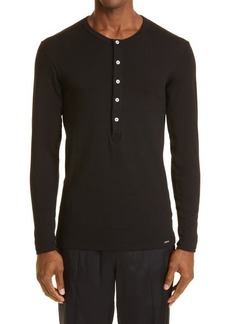TOM FORD Cotton Knit Henley