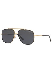 Tom Ford Sunglasses, FT0693 58 - GOLD SHINY/GREY
