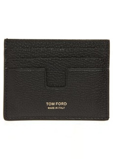 TOM FORD T-Line Soft Grain Card Holder