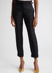 TOM FORD Tailored Hopsack Tapered Pants