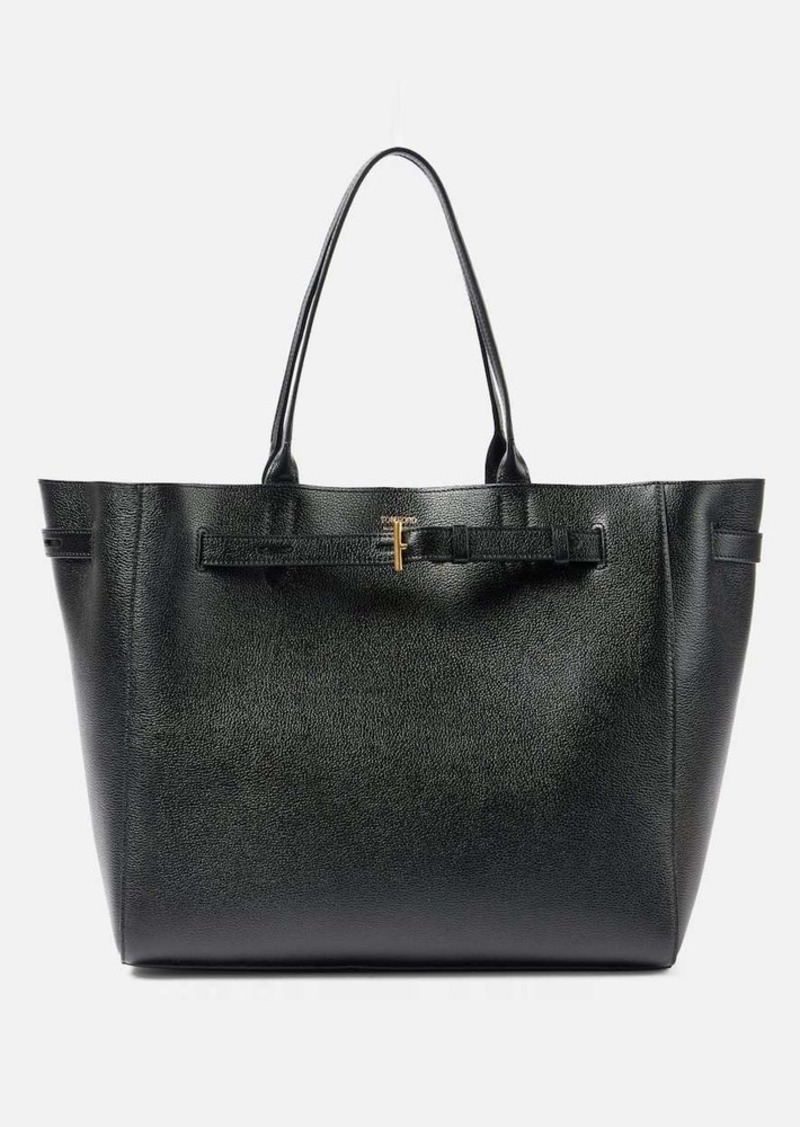 Tom Ford Tara Large grained leather tote bag