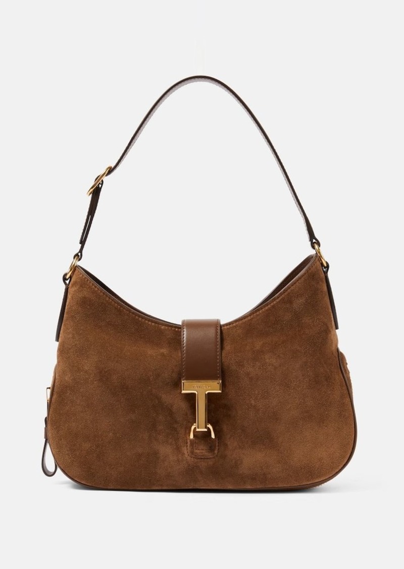 Tom Ford Tara suede shoulder bag