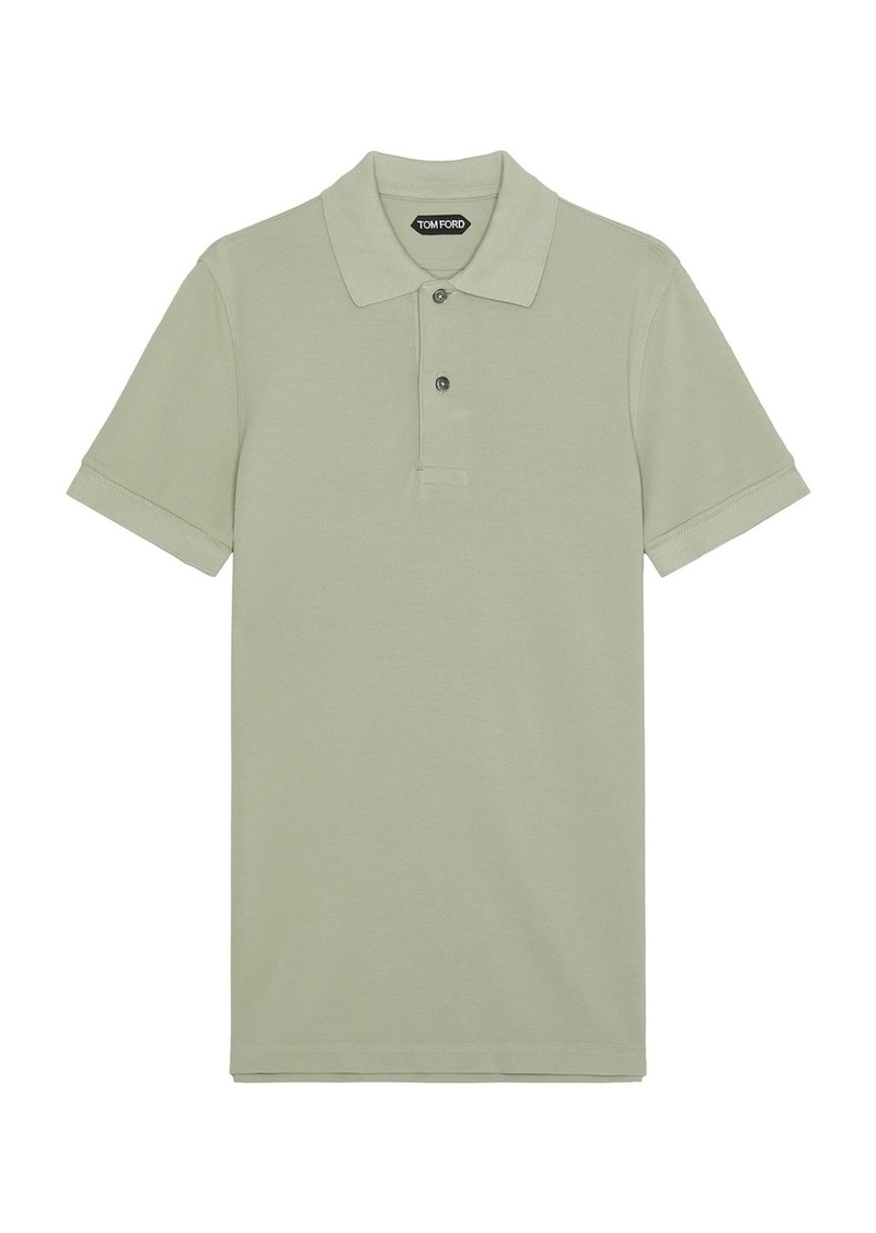 TOM FORD Tennis Piquet Short Sleeve Polo