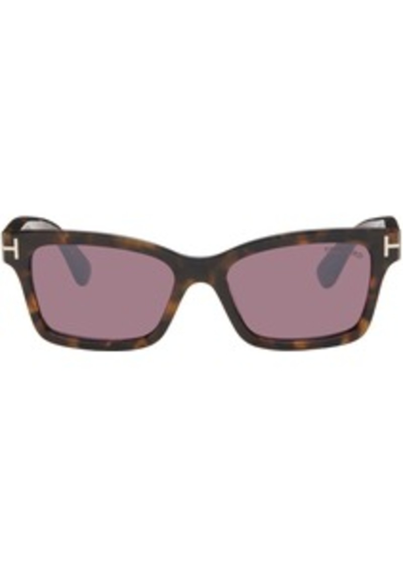 TOM FORD Tortoiseshell Mikel Sunglasses