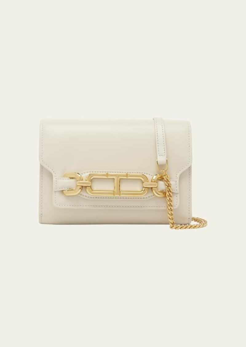 TOM FORD Whitney Mini Box Leather Chain Shoulder Bag