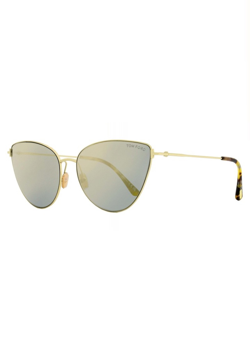 Tom Ford Women's Cat Eye Sunglasses TF1005 Anais-02 32C Gold/Honey Havana 62mm