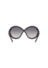 Tom Ford Women's Sunglasses, Jada - Black Shiny