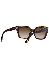 Tom Ford Women's Winona Sunglasses, Gradient TR001637 - Brown