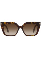 Tom Ford Women's Winona Sunglasses, Gradient TR001637 - Brown