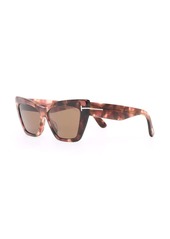 Tom Ford tortoiseshell cat-eye frame sunglasses