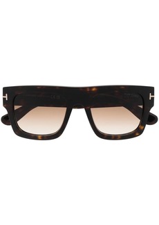 Tom Ford tortoiseshell square-frame sunglasses