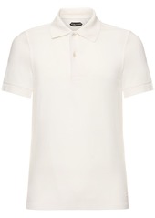 Tom Ford Toweling Cotton Blend Polo Shirt