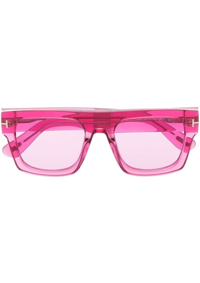 Tom Ford transparent square-frame sunglasses