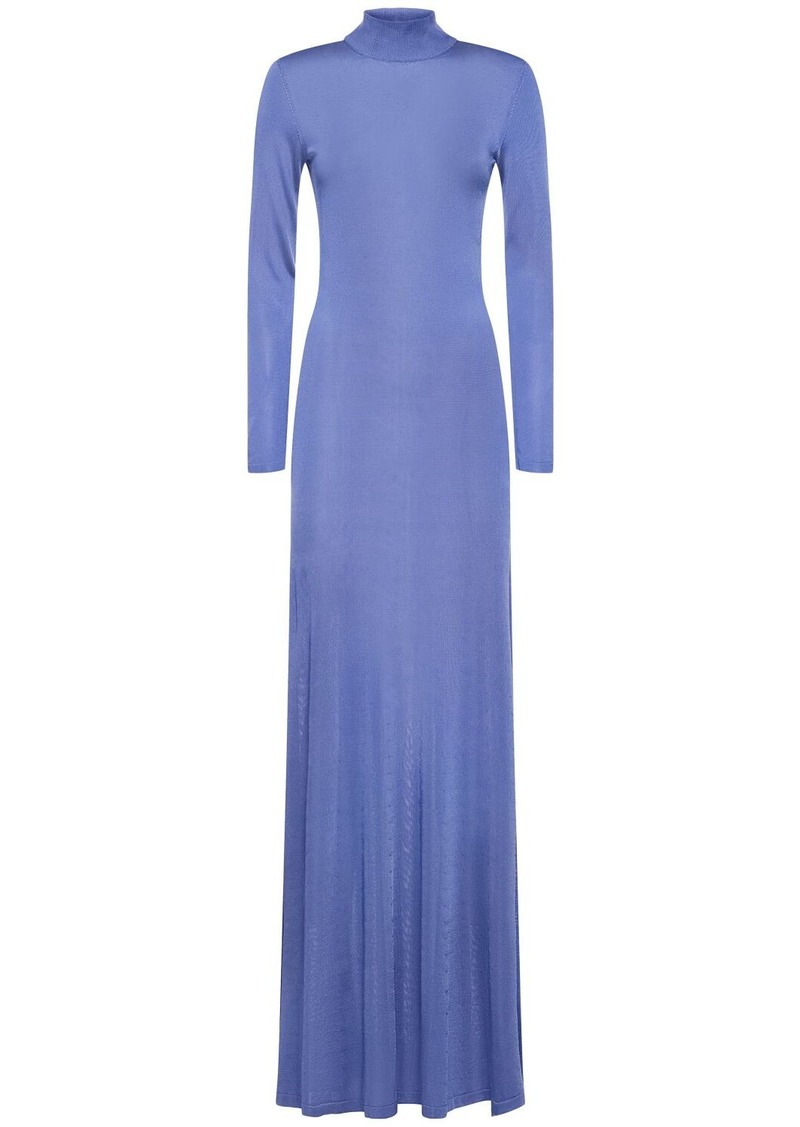 Tom Ford Turtleneck Knit Maxi Dress