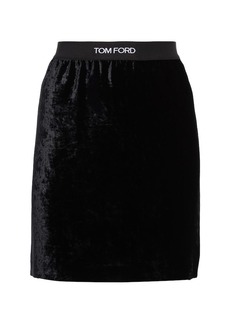 Tom Ford Velvet miniskirt
