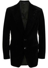 Tom Ford velvet single-breasted blazer