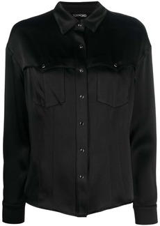 Tom Ford Western-style satin shirt