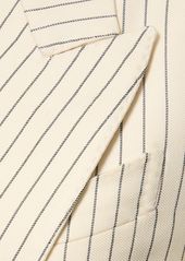 Tom Ford Wool & Silk Pinstriped Jacket