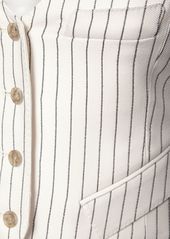 Tom Ford Wool & Silk Pinstriped Sleeveless Vest