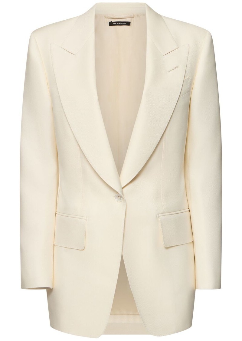 Tom Ford Wool & Silk Twill Blazer