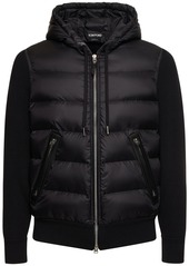 Tom Ford Wool Blend Down Zip Jacket