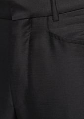 Tom Ford Wool Blend Twill Straight Pants