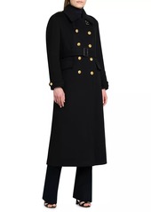 Tom Ford Wool Double-Breasted Belted Coat