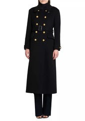 Tom Ford Wool Double-Breasted Belted Coat