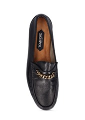 Tom Ford York Line Leather Loafers