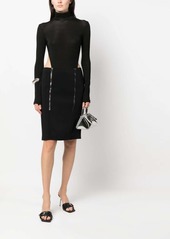 Tom Ford zip-detail pencil skirt