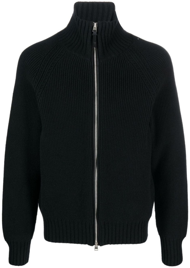 Tom Ford zip-up ribbed cardigan