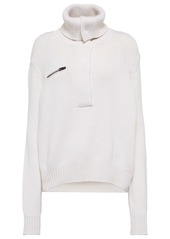 Tom Ford Zipped cashmere and cotton sweater