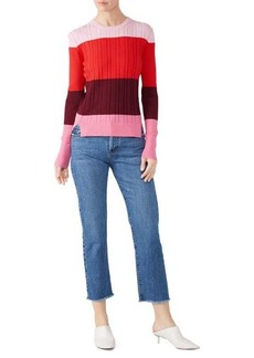 TOME Colorblock Wool Blend Sweater