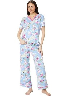 Tommy Bahama 3/4 Sleeve Crop Pants PJ Set