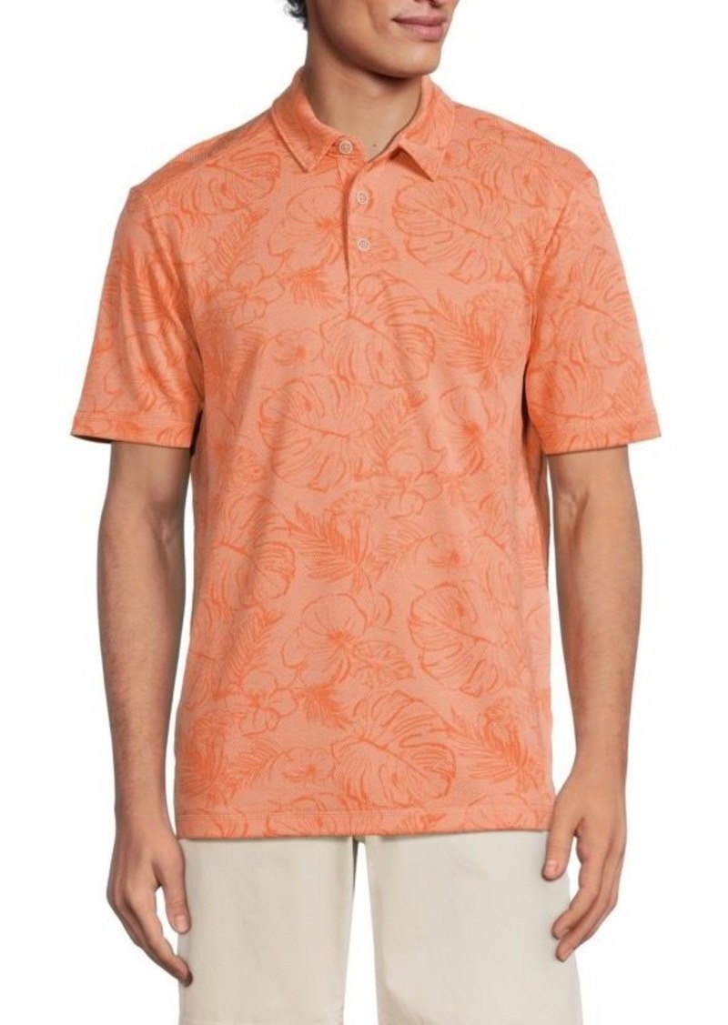 Tommy Bahama Blooms Tropical Pattern Polo