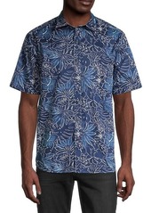 Tommy Bahama Botanical-Print Short-Sleeve Shirt