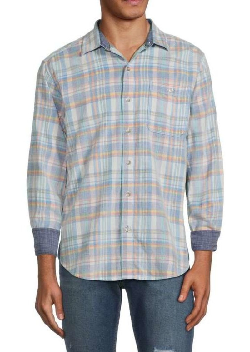 Tommy Bahama Coastline Cord Huntington Plaid Shirt