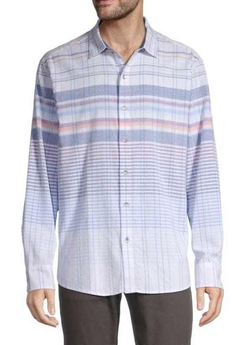 Tommy Bahama Coastline Striped Corduroy Shirt