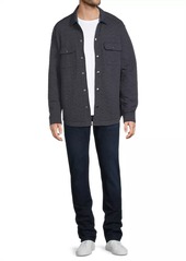 Tommy Bahama Cobble Hill Quilted Cotton-Blend Snap Shirt Jacket