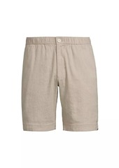 Tommy Bahama Dockside Bay Herringbone Linen & Cotton-Blend Shorts